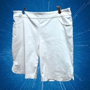 Women's White Summer Shorts
